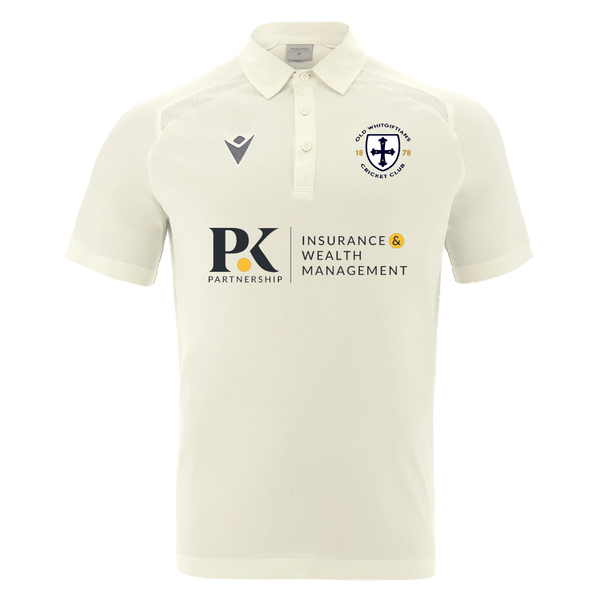 Old Whitgiftians CC - HUTTON SHIRT OFF WHT SS