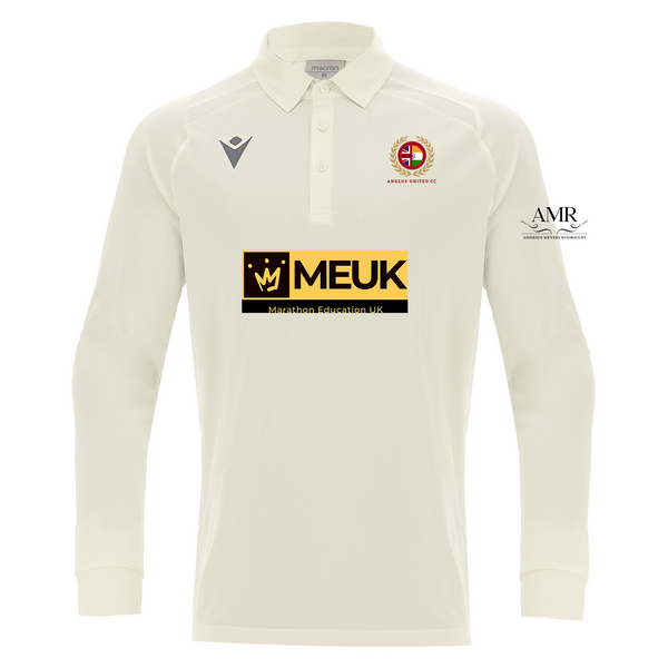 Anglos United CC - HUTTON SHIRT OFF WHT LS