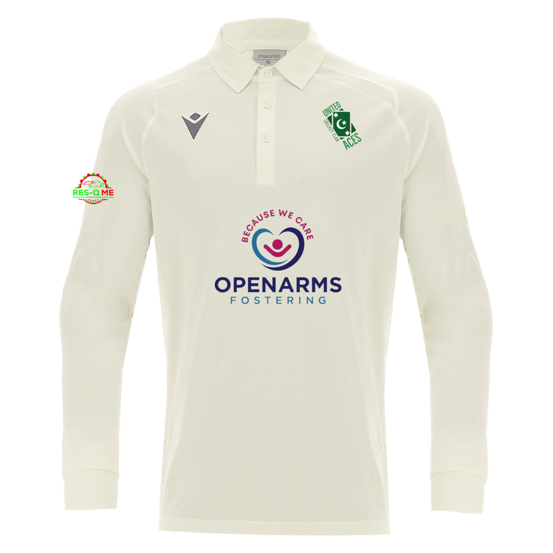 United Aces CC - HUTTON SHIRT OFF WHT LS
