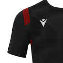 Spelthorne Spartans FC - RODDERS SHIRT BLK/RED SS