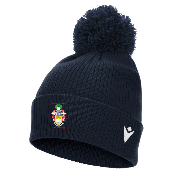 Egham Town FC - SNOW POM POM BEANIE NAV