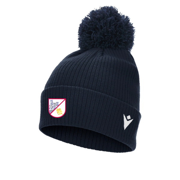 Plympton CC - SNOW POM POM BEANIE NAV