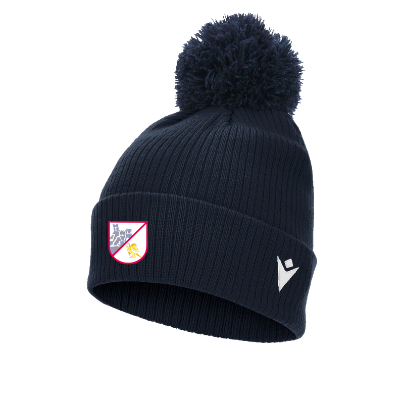 Plympton CC - SNOW POM POM BEANIE NAV