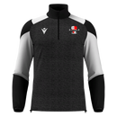 Cobham FC - CUZCO 1/4 ZIP TOP BLK/WHT