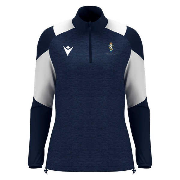 REME Athletics - CHANTICO WMN 1/4 ZIP TOP NAV/WHT