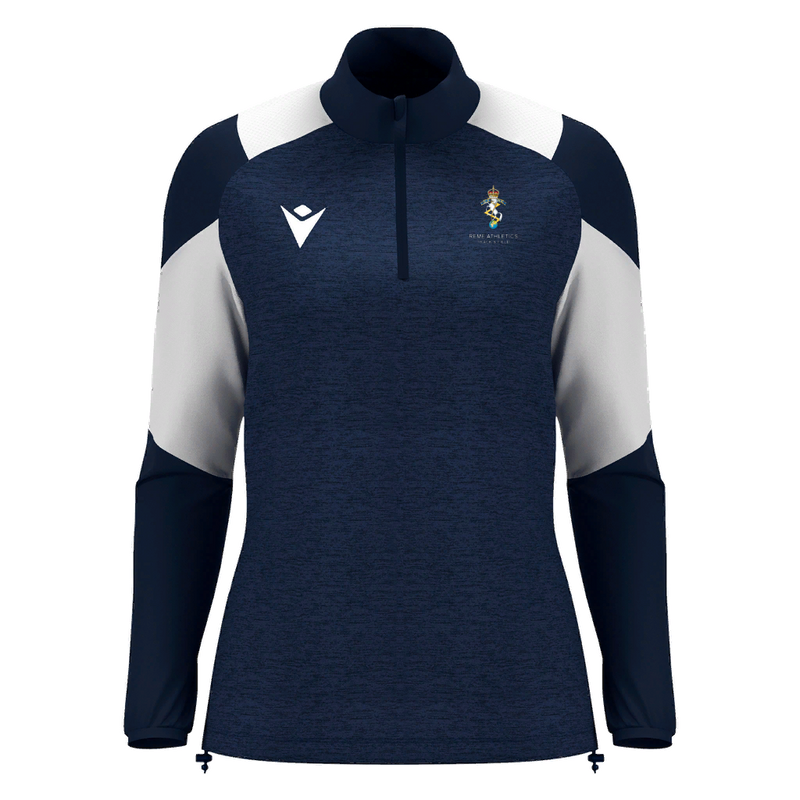 REME Athletics - CHANTICO WMN 1/4 ZIP TOP NAV/WHT