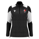 Cobham FC - CHANTICO WMN 1/4 ZIP TOP BLK/WHT