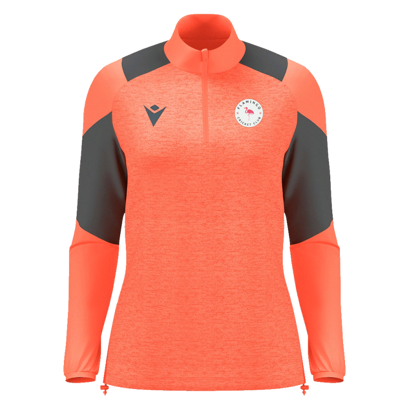 Flamingo Cricket Club - CHANTICO WMN 1/4 ZIP TOP NCORAL/ANT