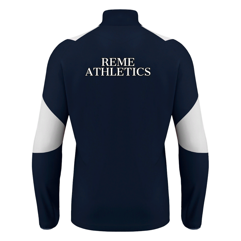 REME Athletics - IZEL 1/4 ZIP TOP NAV/WHT