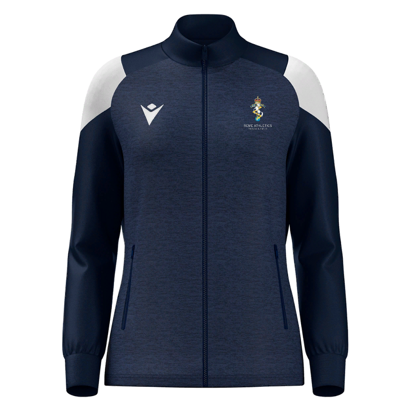 REME Athletics - VALKYRIA WMN FULL ZIP TOP NAV/WHT