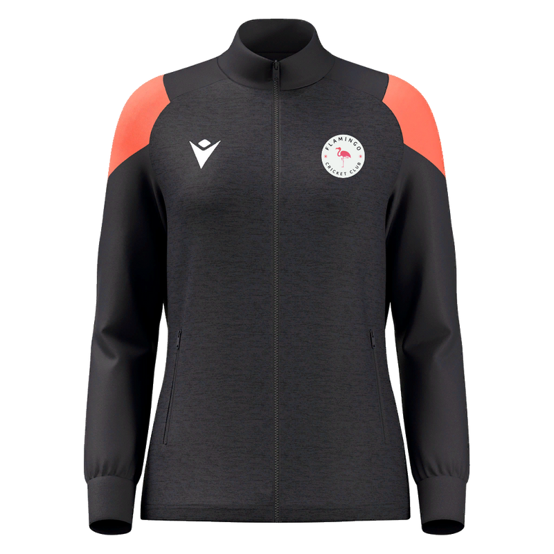 Flamingo Cricket Club - VALKYRIA WMN FULL ZIP TOP ANT/NCORAL