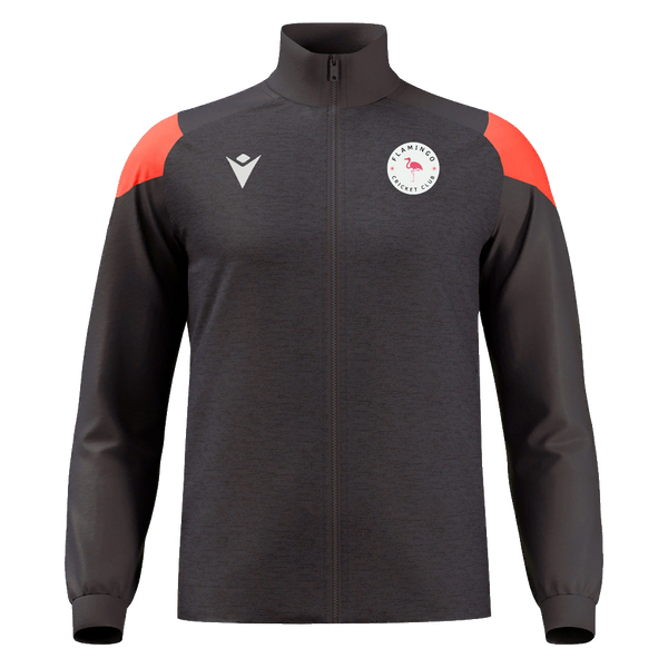 Flamingo Cricket Club - PROMETHEUS FULL ZIP TOP ANT/NCORAL