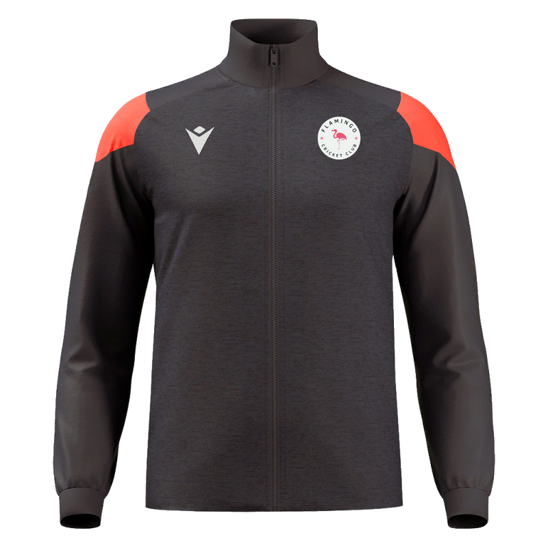 Flamingo Cricket Club - PROMETHEUS FULL ZIP TOP ANT/NCORAL