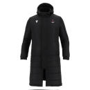 TMT Sports Coaching - TURVEY LONG BENCH JACKET BLK/NS