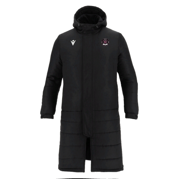TMT Sports Coaching - TURVEY LONG BENCH JACKET BLK/NS