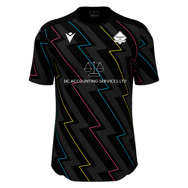 Gemini FC - WISP SHIRT SS BLK/THNDR (U13 Athletic)