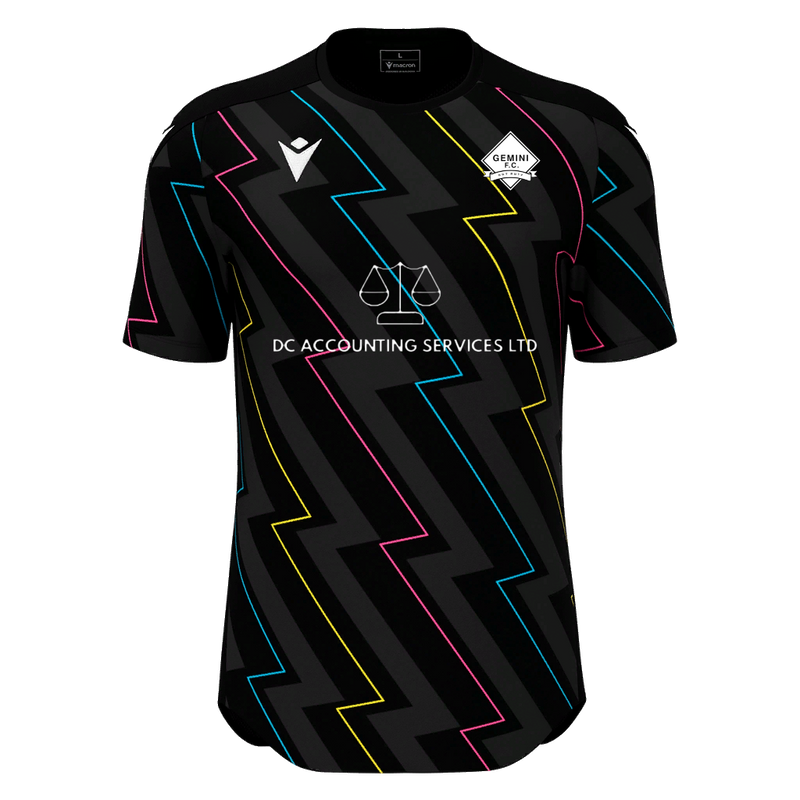 Gemini FC - WISP SHIRT SS BLK/THNDR (U13 Athletic)