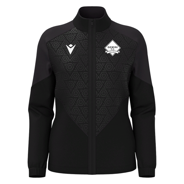 Gemini FC - ARTEMIS WMN FULL ZIP TOP BLK/DGRY