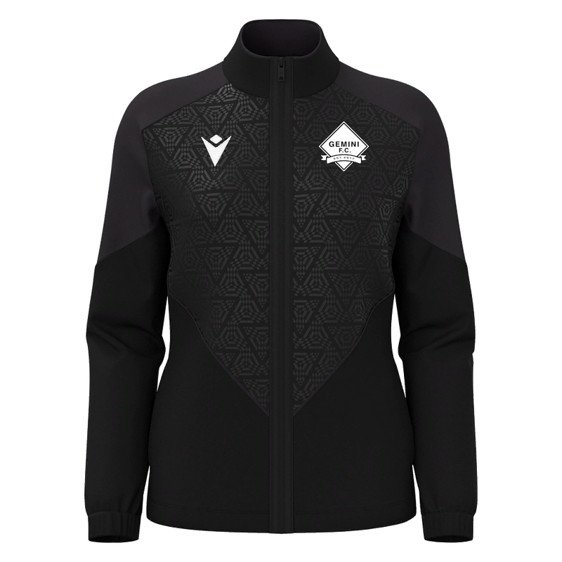 Gemini FC - ARTEMIS WMN FULL ZIP TOP BLK/DGRY