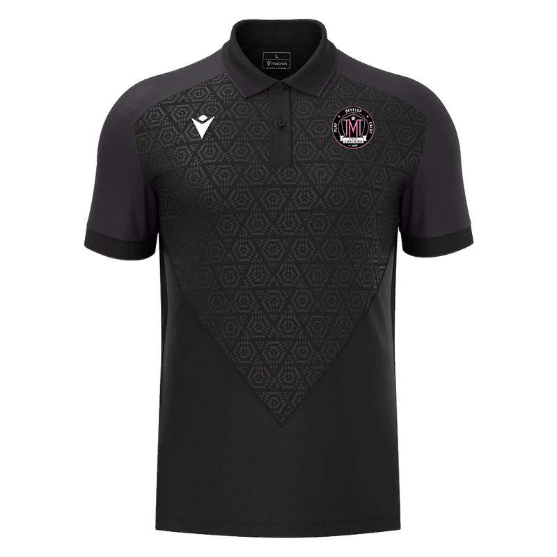 TMT Sports Coaching - BALDWIN POLO BLK/DGRY