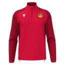 Guildford City FC - ISEN 1/4 ZIP TOP RED/DRED