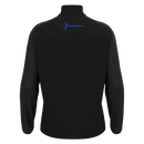 United Aces CC - ISEL 1/4 ZIP TOP BLK/DGRY