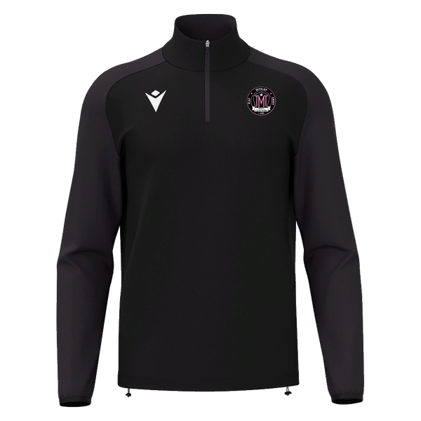 TMT Sports Coaching - ISEN 1/4 ZIP TOP BLK/BLK