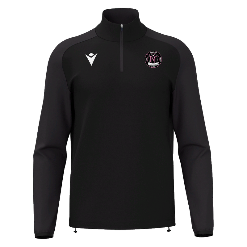 TMT Sports Coaching - ISEN 1/4 ZIP TOP BLK/BLK