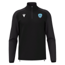 Beeston Albions FC - ISEN 1/4 ZIP TOP BLK/BLK