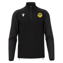 Test Run FC - ISEN 1/4 ZIP TOP BLK/DGRY