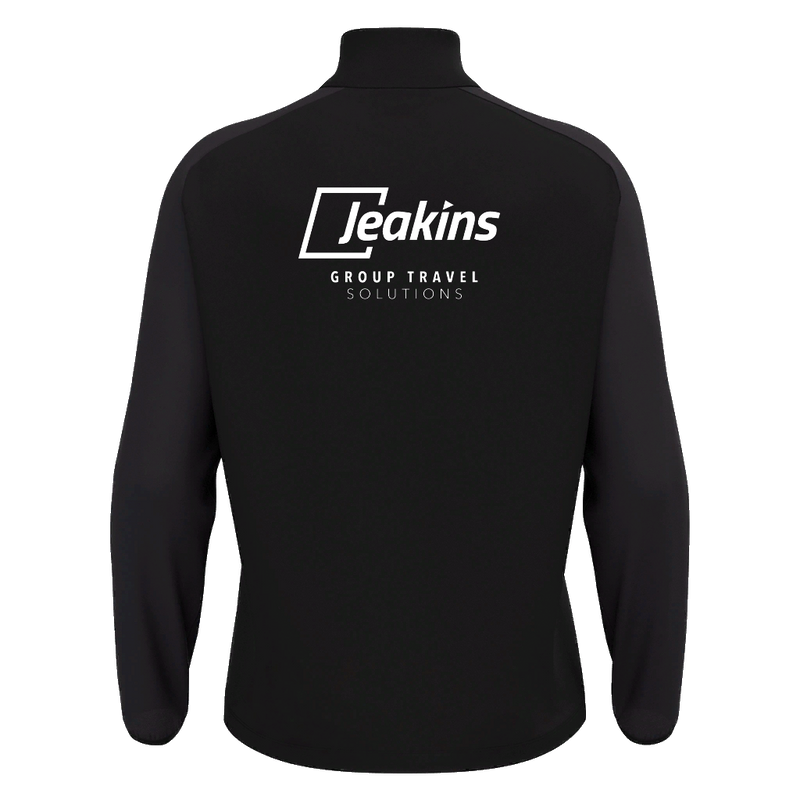 Egham Town FC - ISEN 1/4 ZIP TOP BLK/BLK