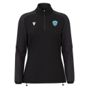 Beeston Albions FC - LENA WMN 1/4 ZIP TOP BLK/DGRY