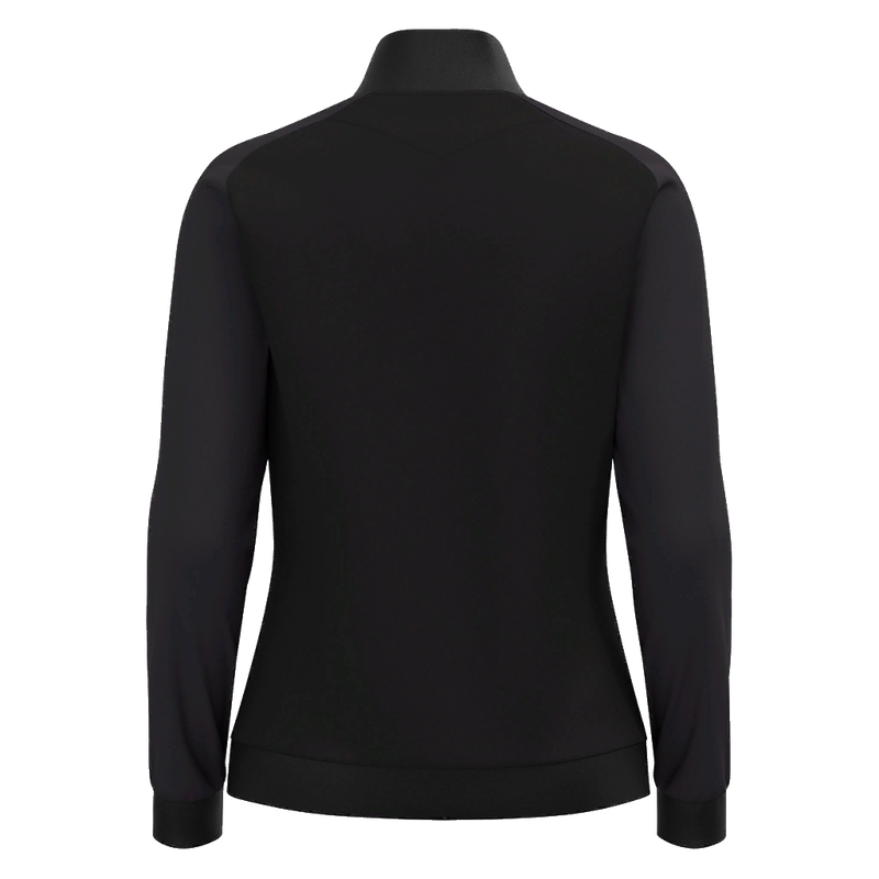 TMT Sports Coaching - RAMA WMN FULL ZIP TOP BLK/DGRY