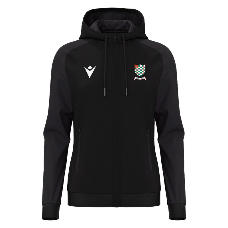 CUFC Women - ATLAS WMN FULL ZIP HOODY BLK/DGRY