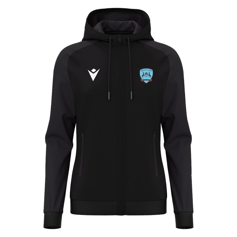 Beeston Albions FC - ATLAS WMN FULL ZIP HOODY BLK/DGRY