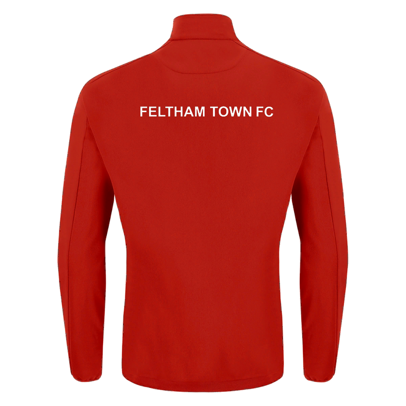 Feltham Town Seniors - Raijin Full Length Zip Top RED/WHT