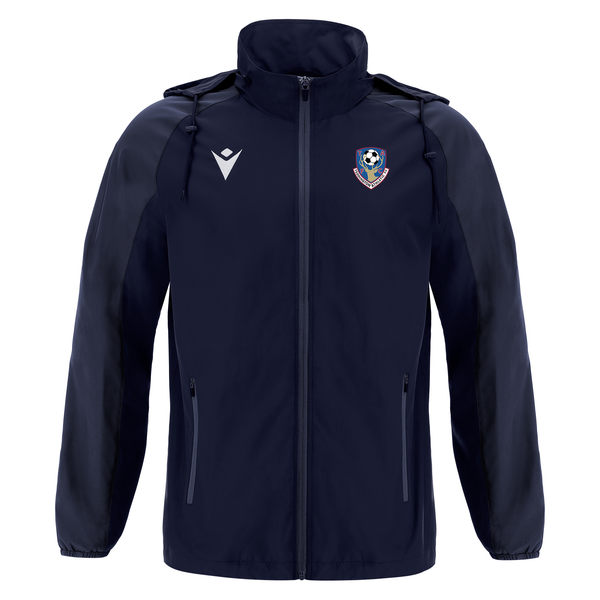 Teddington Athletic FC - ELBRUS FULL LENGTH ZIP RAINJACKET NAV/LNAV
