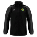 Indian Gymkhana London - ELBRUS FULL LENGTH ZIP RAINJACKET BLK/DGRY