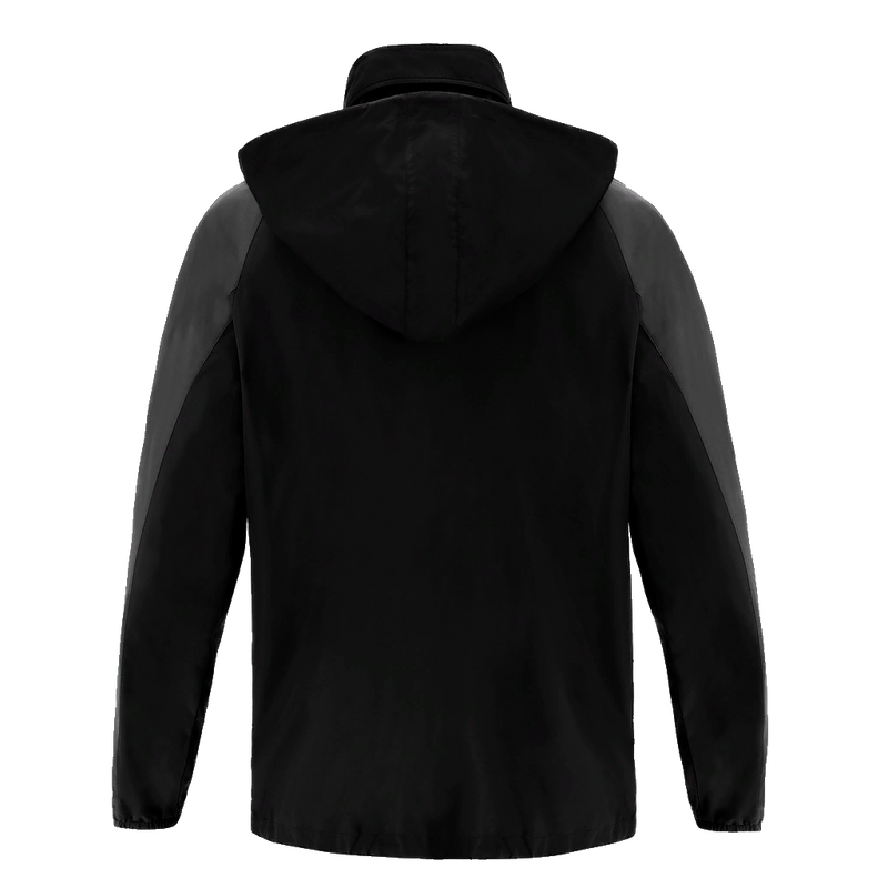 Gemini FC - ELBRUS FULL LENGTH ZIP RAINJACKET BLK/DGRY