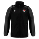 Cobham FC - ELBRUS FULL LENGTH ZIP RAINJACKET BLK/DGRY Junior