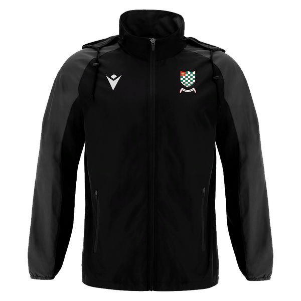 CUFC Women - ELBRUS FULL LENGTH ZIP RAINJACKET BLK/DGRY