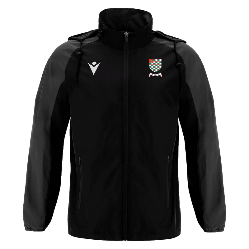 CUFC Women - ELBRUS FULL LENGTH ZIP RAINJACKET BLK/DGRY