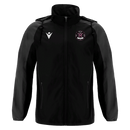 TMT Sports Coaching - ELBRUS FULL LENGTH ZIP RAINJACKET BLK/DGRY