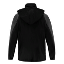 TMT Sports Coaching - ELBRUS FULL LENGTH ZIP RAINJACKET BLK/DGRY