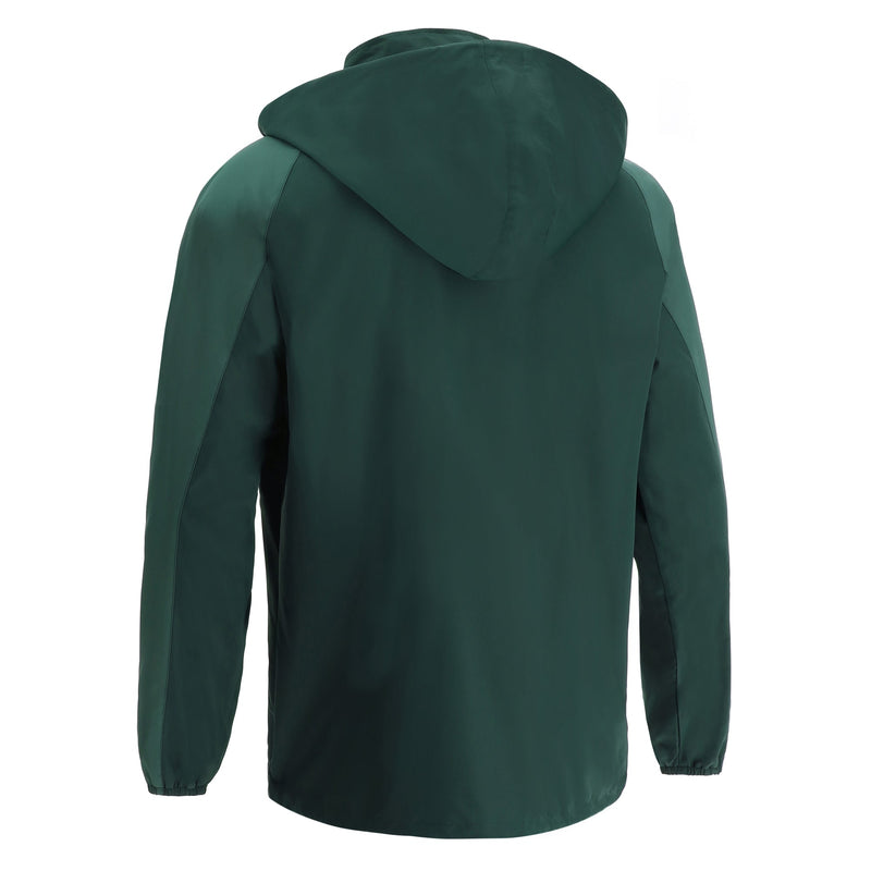 Milton Bryan CC - ELBRUS FULL LENGTH ZIP RAINJACKET BGRN/LBGRN