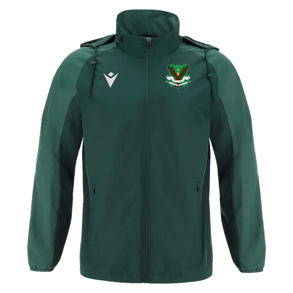 Crawley Eagles CC - ELBRUS FULL LENGTH ZIP RAINJACKET BGRN/LBGRN