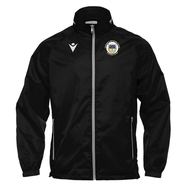 Tooting & Mitcham - Youth - PRAIA HERO FULL ZIP WINDBREAKER BLK