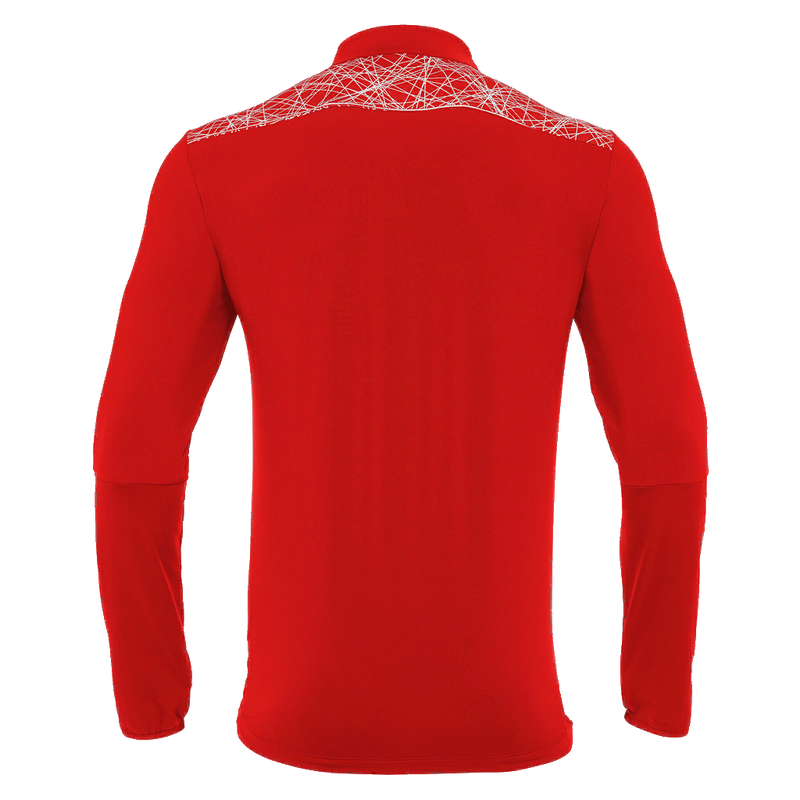 Tunbridge Wells FC - TIBER 1/4 ZIP TOP RED/WHT