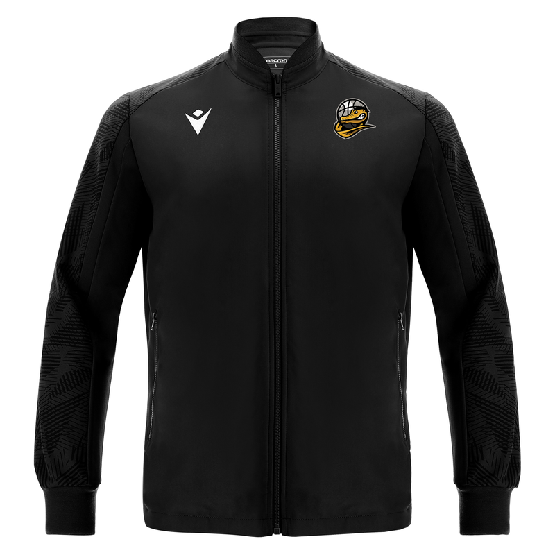 Chiswick Gators Basketball Club - ACHILLES FULL LENGTH ZIP MICRO TOP BLK/DGRY