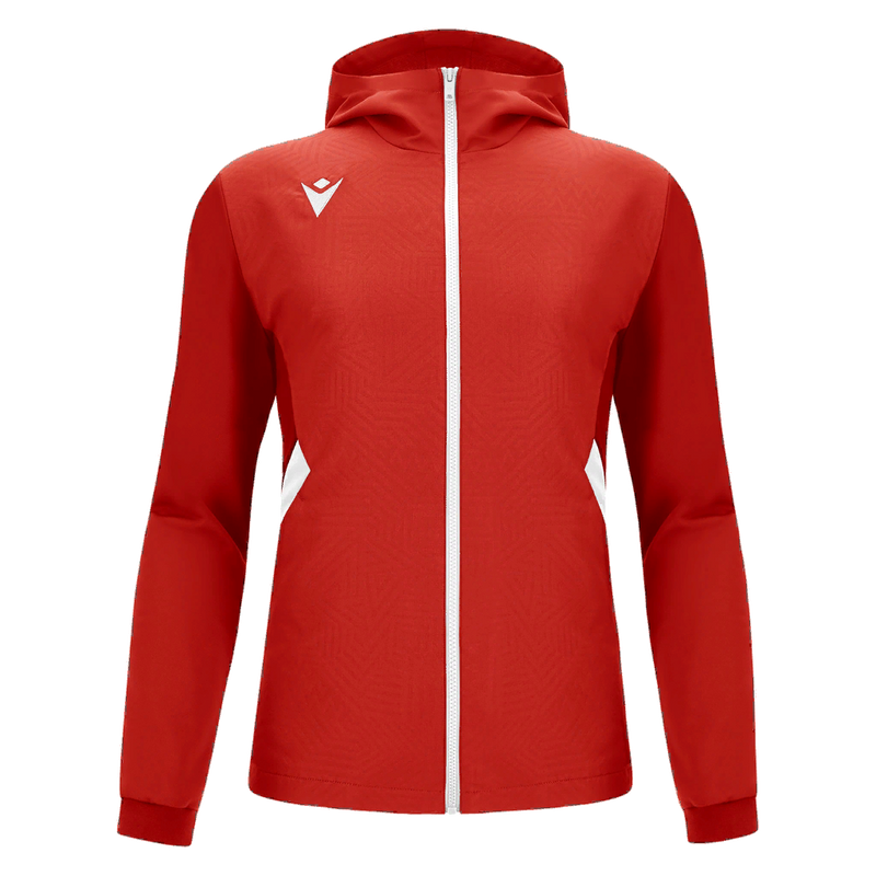 Feltham Town Seniors - Tiamat Full Zip Micro Hoody Top RED/WHT